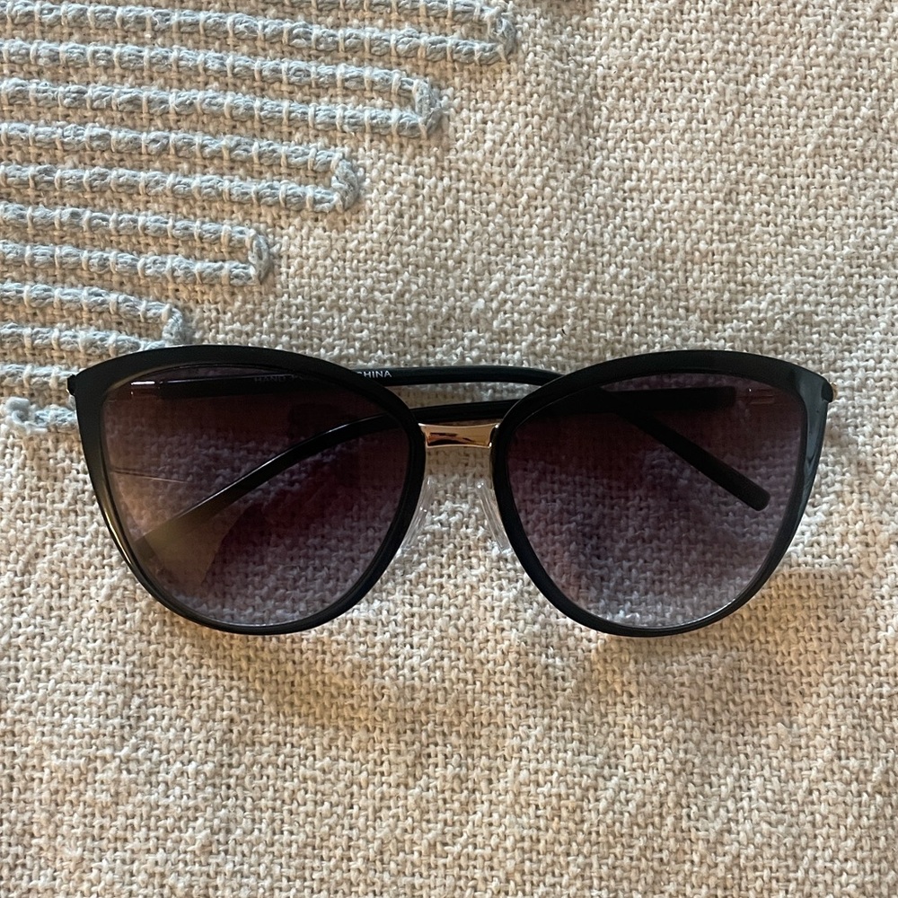 Boutique Black Cat Eye Sunglasses